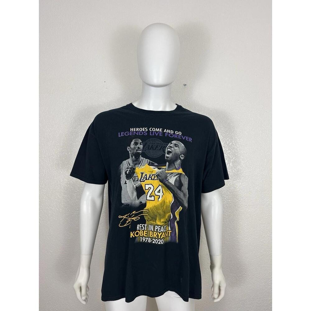 Kobe Bryant Memorial T-Shirt - Los Angeles Lakers 24 - Xl